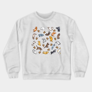 Cats and coffee Crewneck Sweatshirt